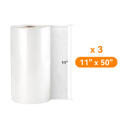Three rolls of Wevac Lite film ready for versatile storage.
