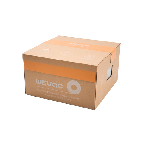 Wevac long-storage rolls preserve freshness for meal prep needs.
