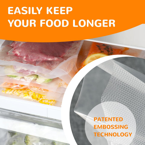 Wevac meal prep storage solution helps keep portions organized.