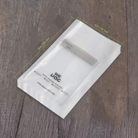 Wevac meal-prep bags keep portions ready for quick dinners