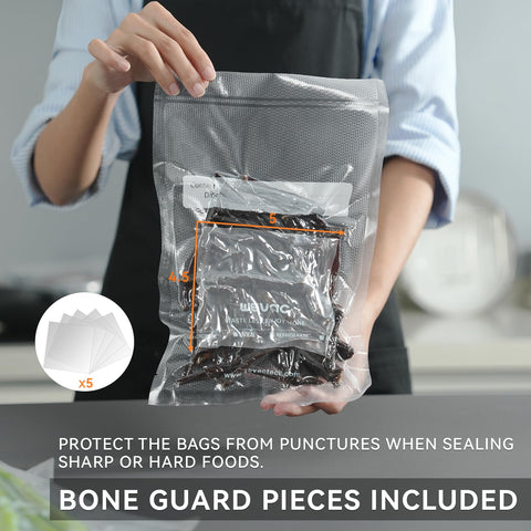 Wevac vacuum bags in meal prep setup demonstrating organization and freshness