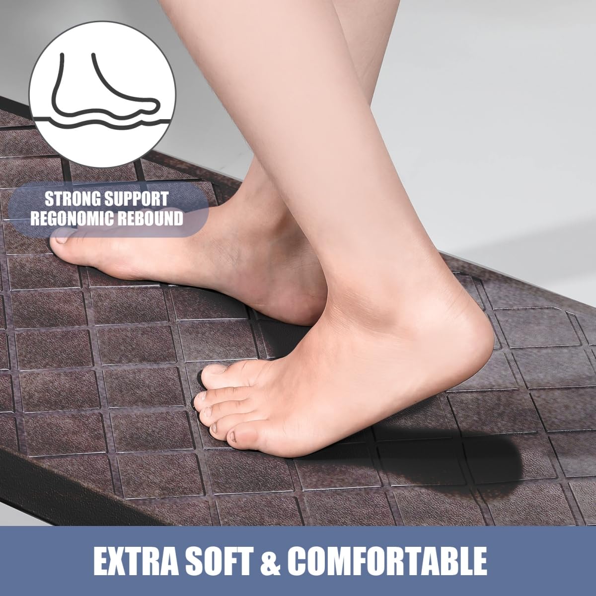 WEZVIX mat surface is oil- and stain-resistant for easy cleaning.