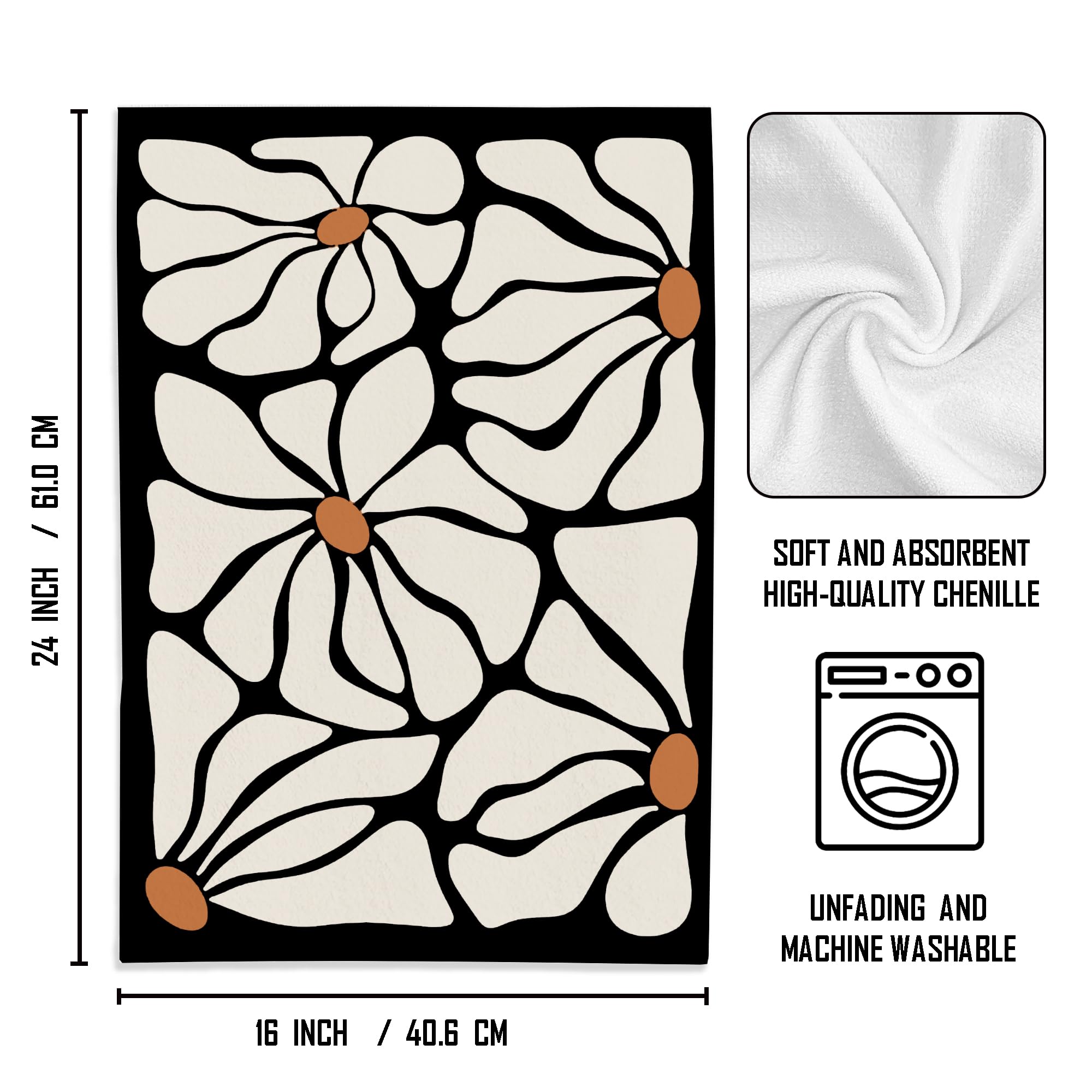 WFSM 16x24 inch towels, generous coverage for kitchen tasks