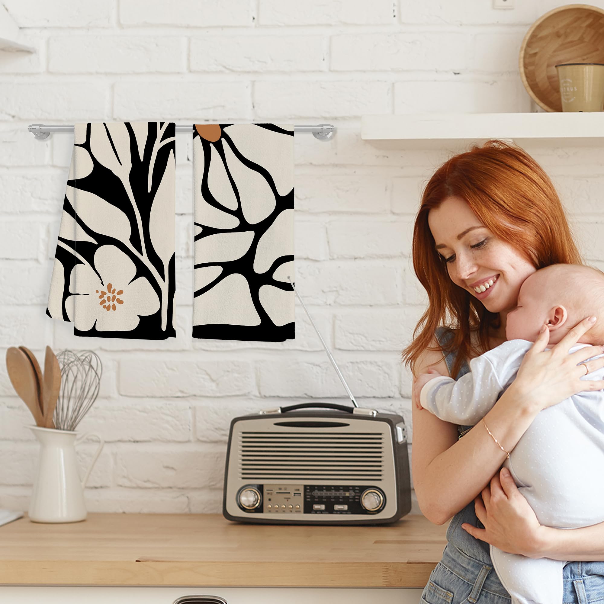 WFSM decorative kitchen towels, add boho charm to counters