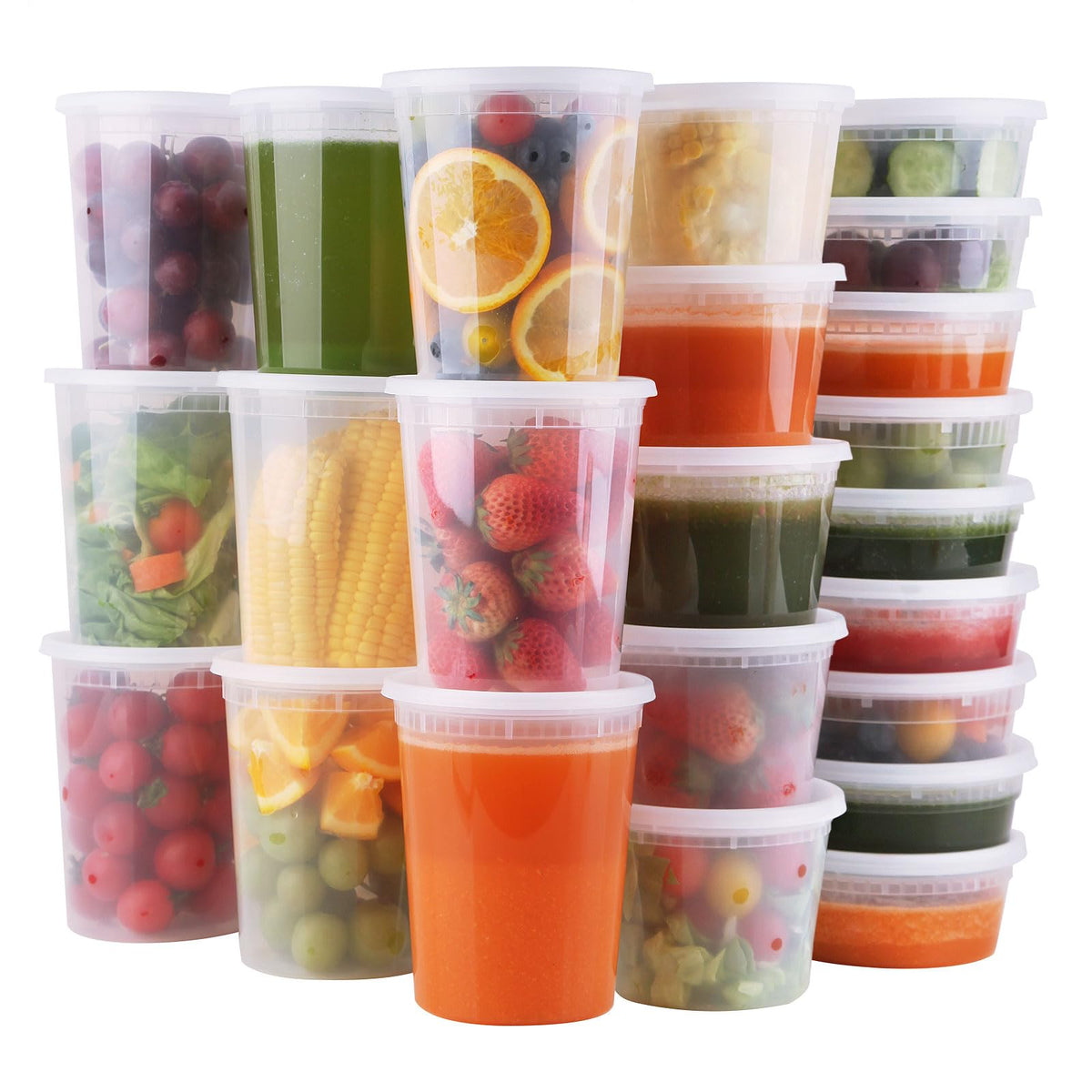 WGCC Deli 8oz container with seal-tight lid for fresh meals on the go