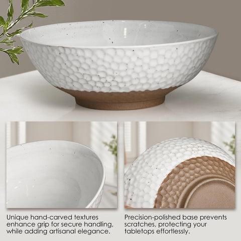 Wgtalation 58 oz bowl perfect for pasta, salads, and generous servings