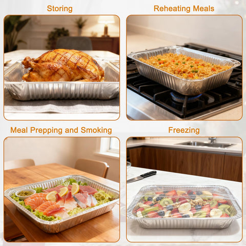 Whaleme pan in roasting and serving scenario for meals