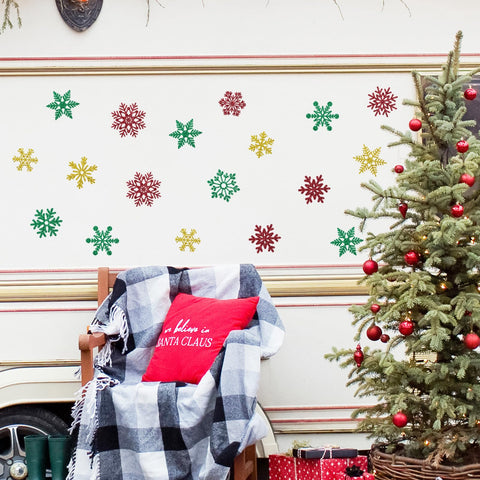 Whaline car door magnets with Christmas snowflakes for seasonal decor