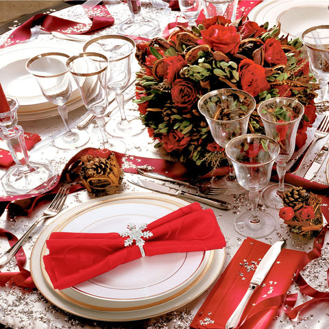 Whaline easy-clean napkin rings wipe-clean after use for repeated celebrations