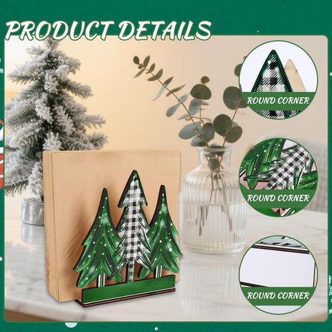 Whaline vertical design saves space and keeps napkins accessible.