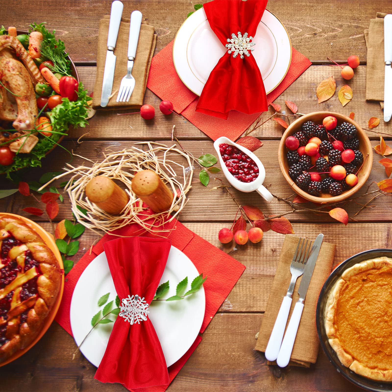 Whaline 12-piece napkin ring packaging ready for gifting or party prep