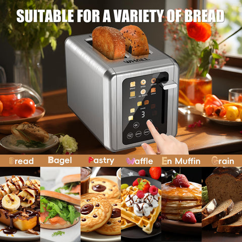 WHALL bagel mode toasts one side while keeping the other warm.