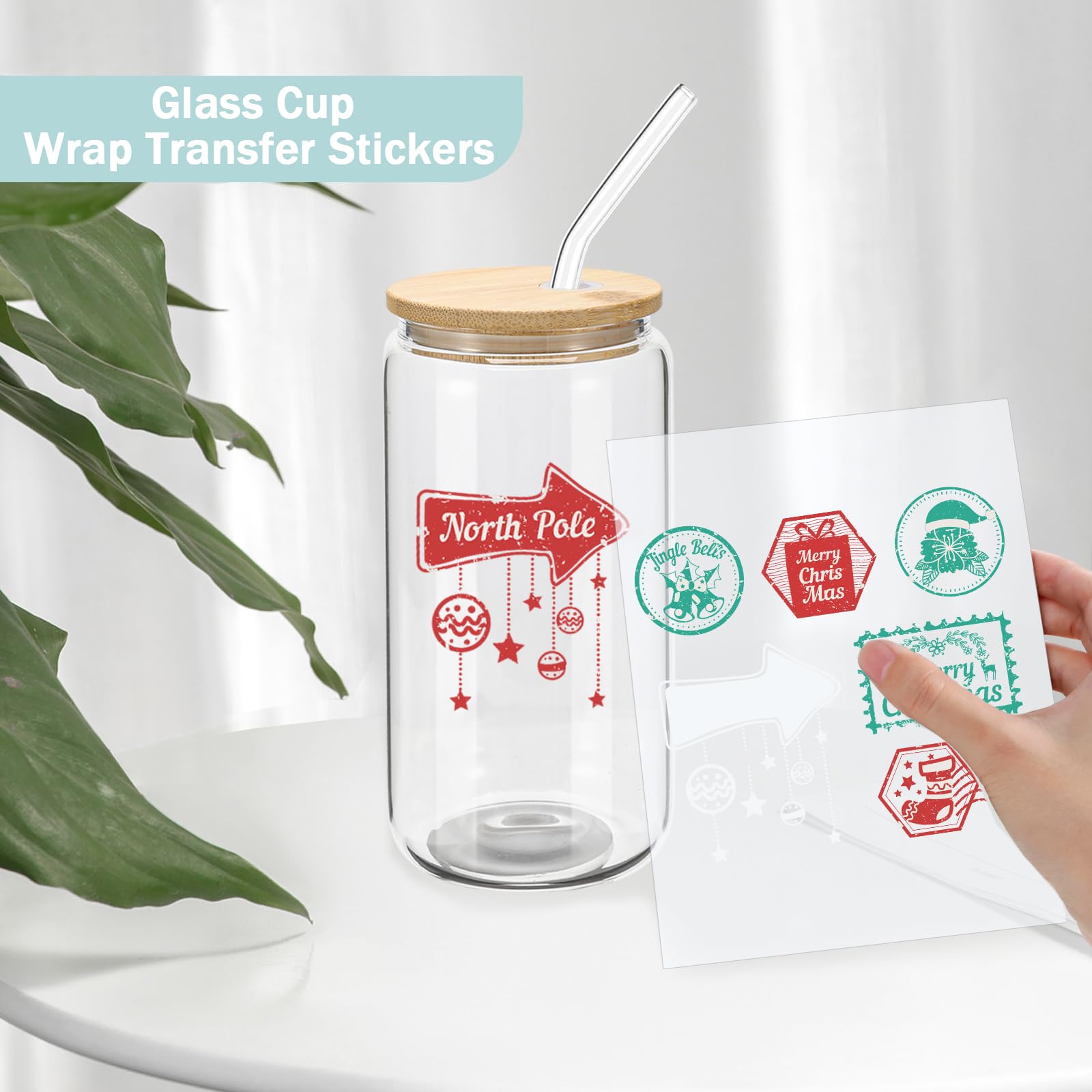 WHEATHUSK 20-pack glass cups set ready for versatile entertaining.