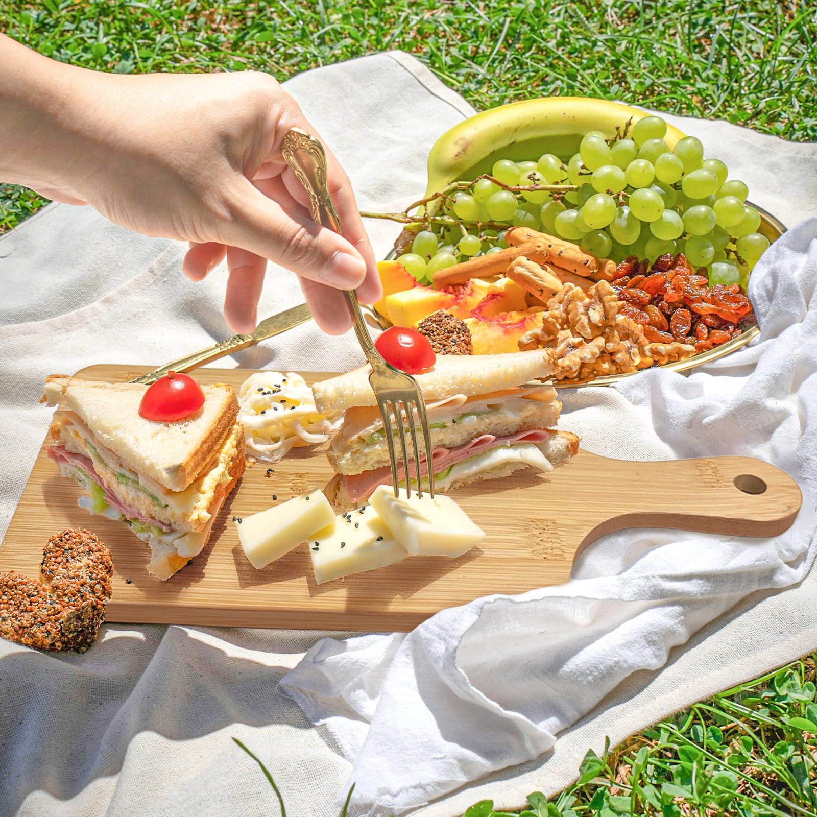 WHEATHUSK bamboo cheese board for kitchen decor and practical serving.