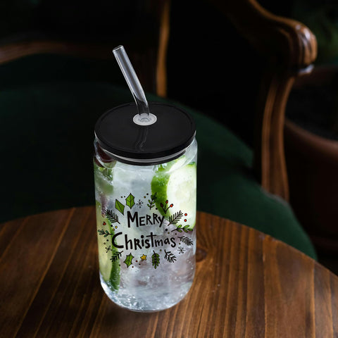 WHEATHUSK clear borosilicate glass enhances drink presentation.