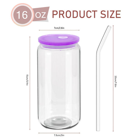 WHEATHUSK glass straws offer smooth sipping and reusable convenience.
