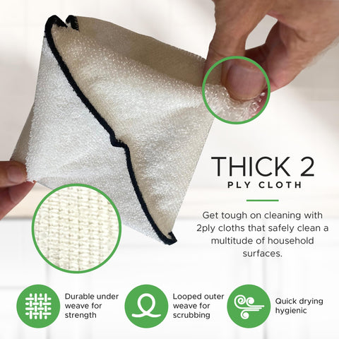 Whiffkitch dishcloth is durable and machine-washable for daily use.