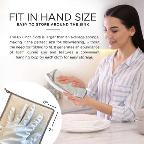 Whiffkitch dishcloths showcasing machine-washable durability
