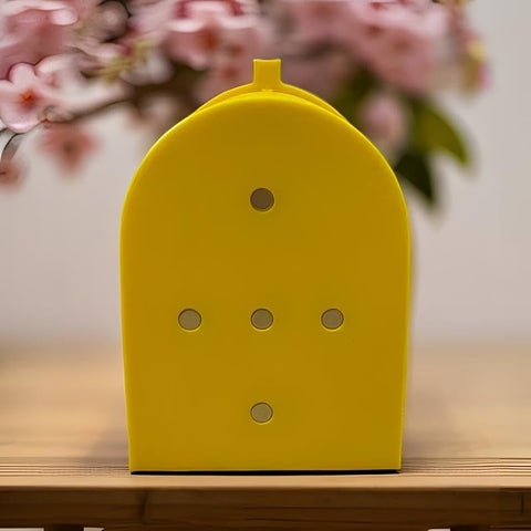 Whimsical duck decor turns metal surfaces into conversation starters in cabins or kitchens.