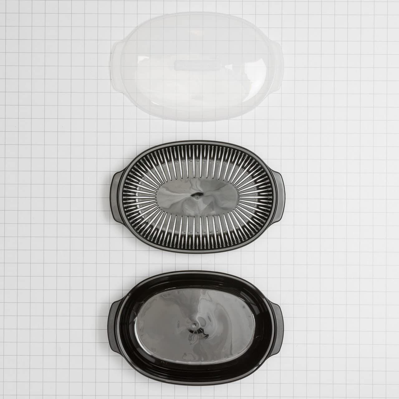 Whirlpool W10660052 microwave insert shows compact steaming in action