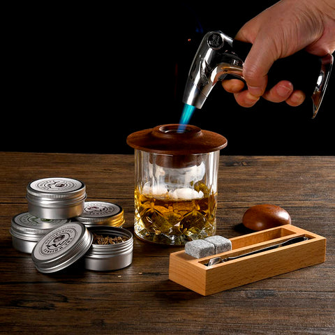 Whiskey Underground hand torch displayed for precise controlled smoking