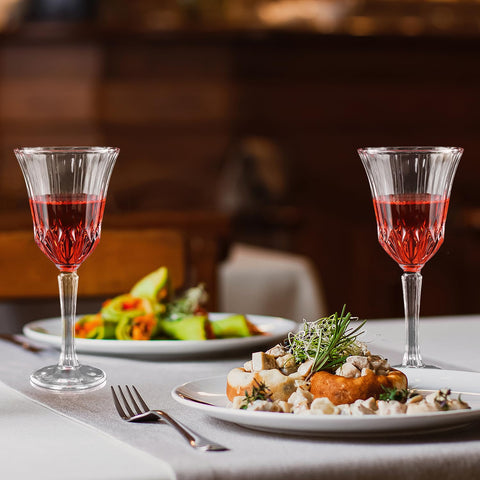 Whisquor long-stem glass ideal for swirling aromas and temperature control