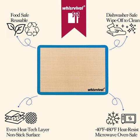 Whisrvival mat being wiped for easy cleanup.
