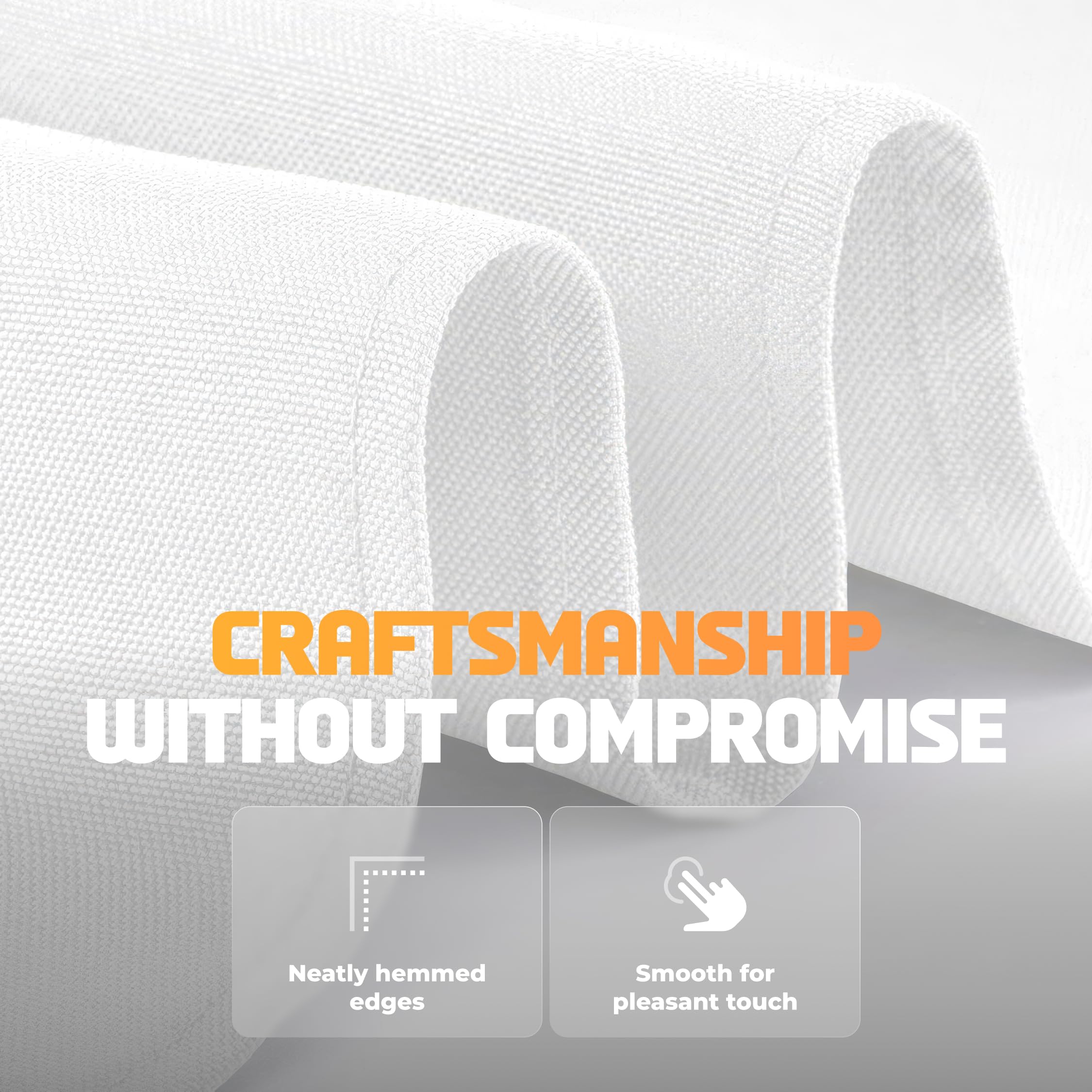 Two-pack WEALUXE tablecloths demonstrates value and convenience
