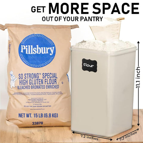 White Feather Supplies airtight lids closeup demonstrates secure closure for bulk storage