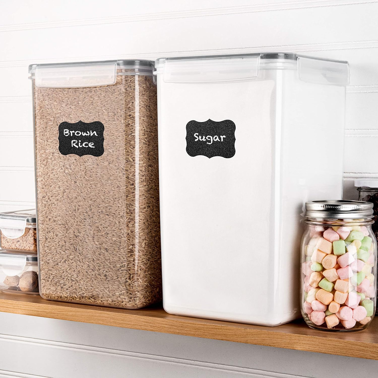 White Feather Supplies BPA-free plastic body ensures durability while keeping contents safe and visible