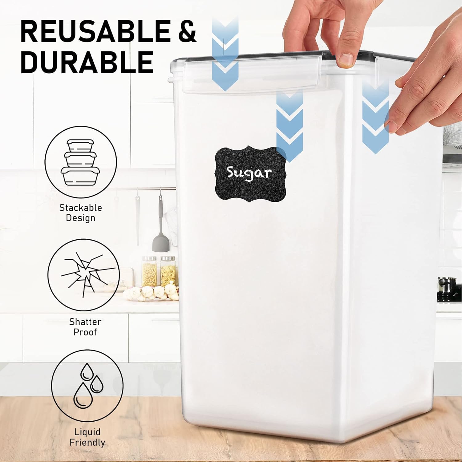 White Feather Supplies dishwasher-safe design simplifies cleaning and maintenance