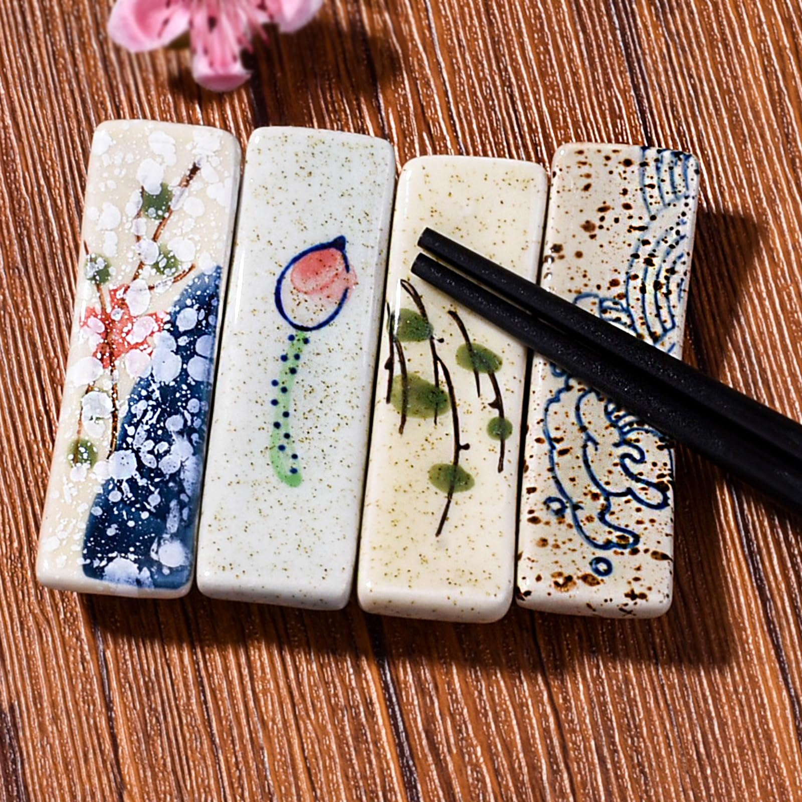 Whitenesser ceramic chopstick rest fired at 1300°C for durability.