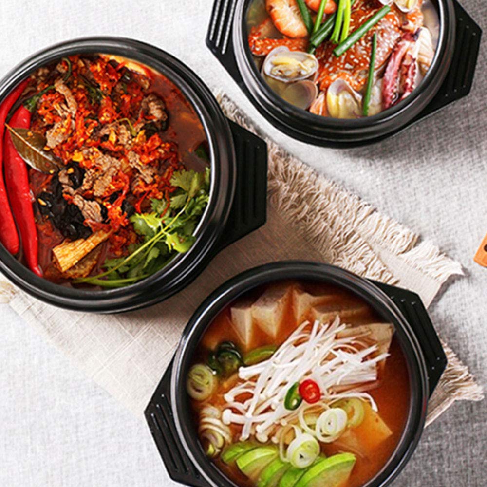 Whitenesser set includes stone bowl and tray ideal for sizzling meals