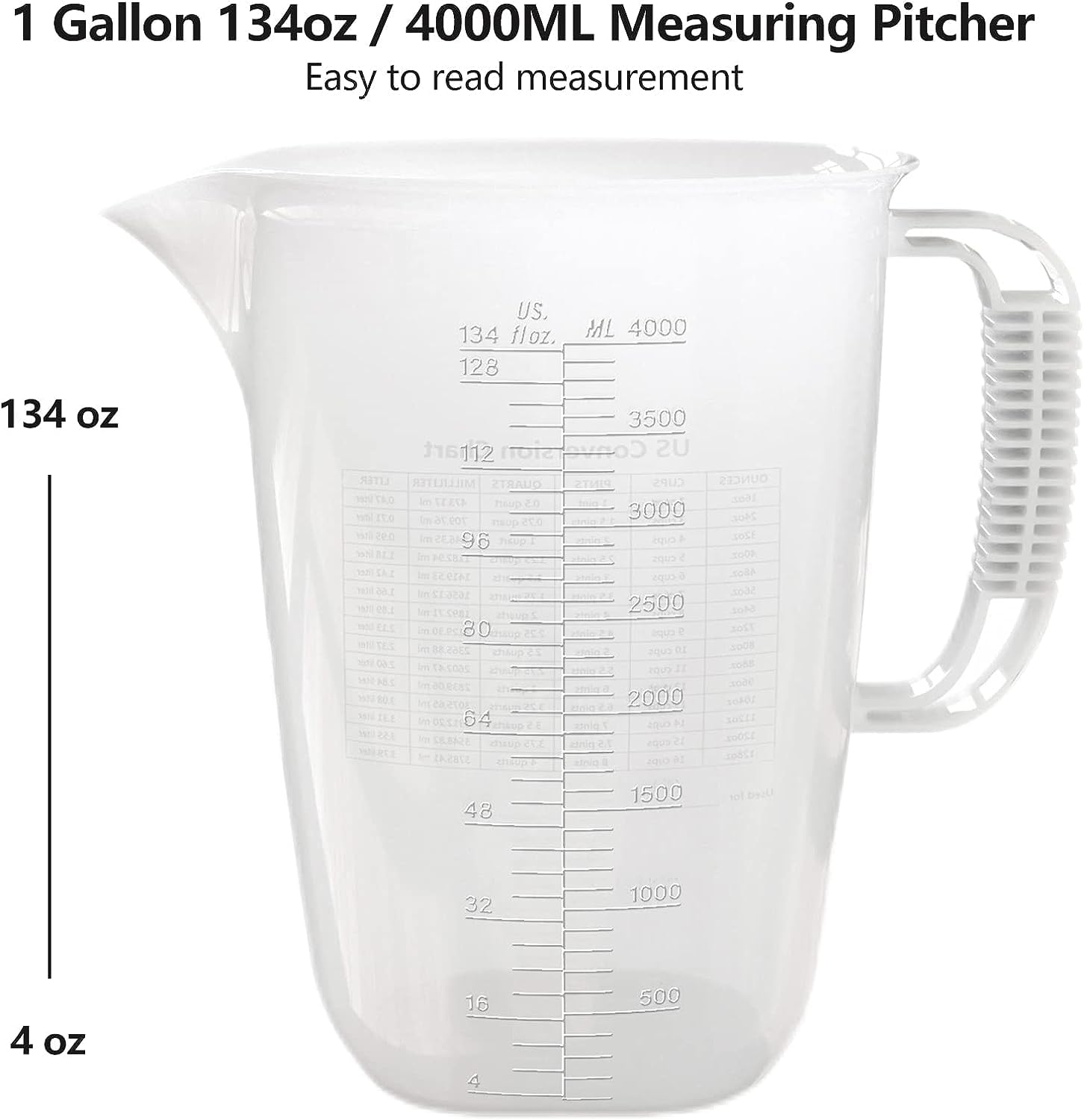 WhiteRhino 134oz measuring cup ready for kitchen and workshop tasks