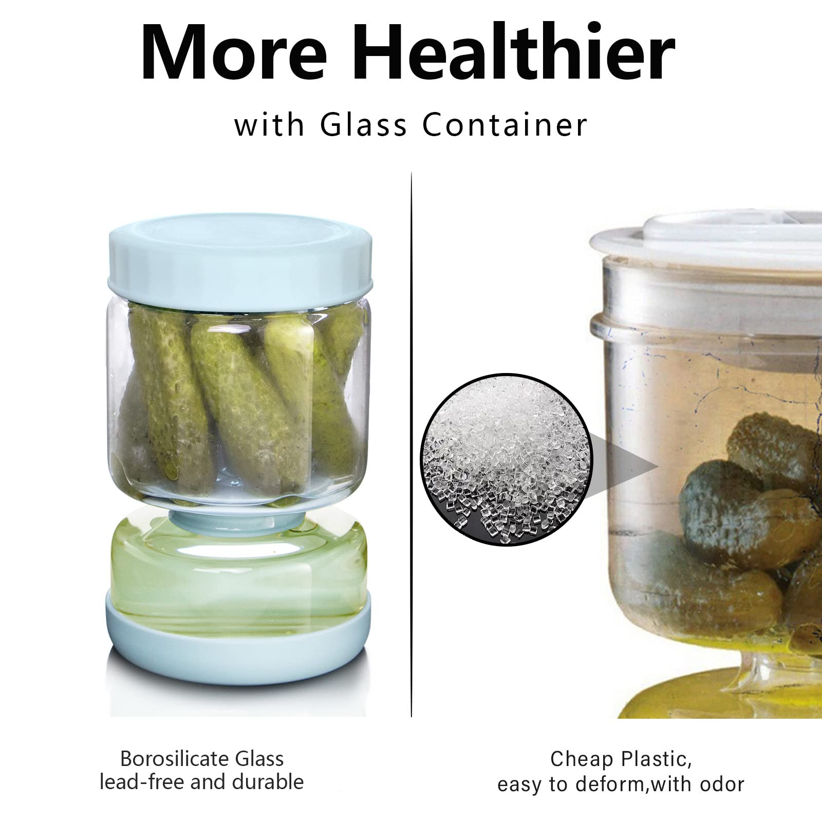 WhiteRhino borosilicate glass jar combines clarity with durability
