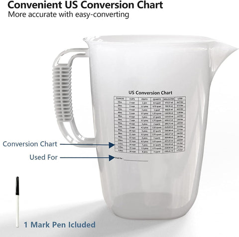 WhiteRhino food-grade polypropylene pitcher showing durable construction