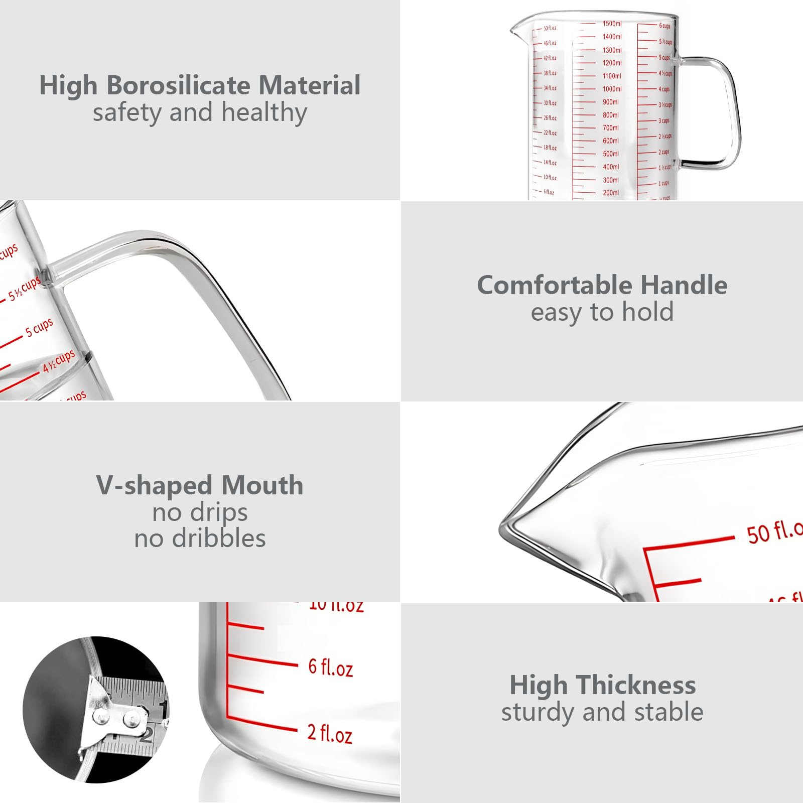 WhiteRhino borosilicate glass resists heat for versatile cooking