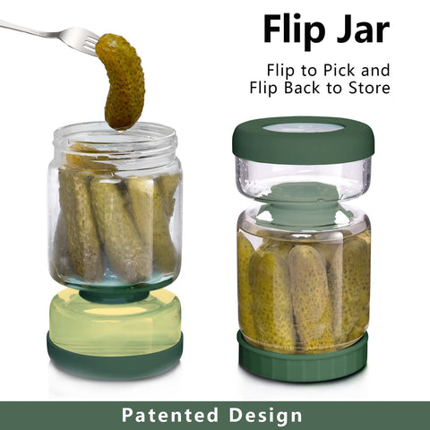 WhiteRhino hourglass jar with strainer for efficient draining before serving.