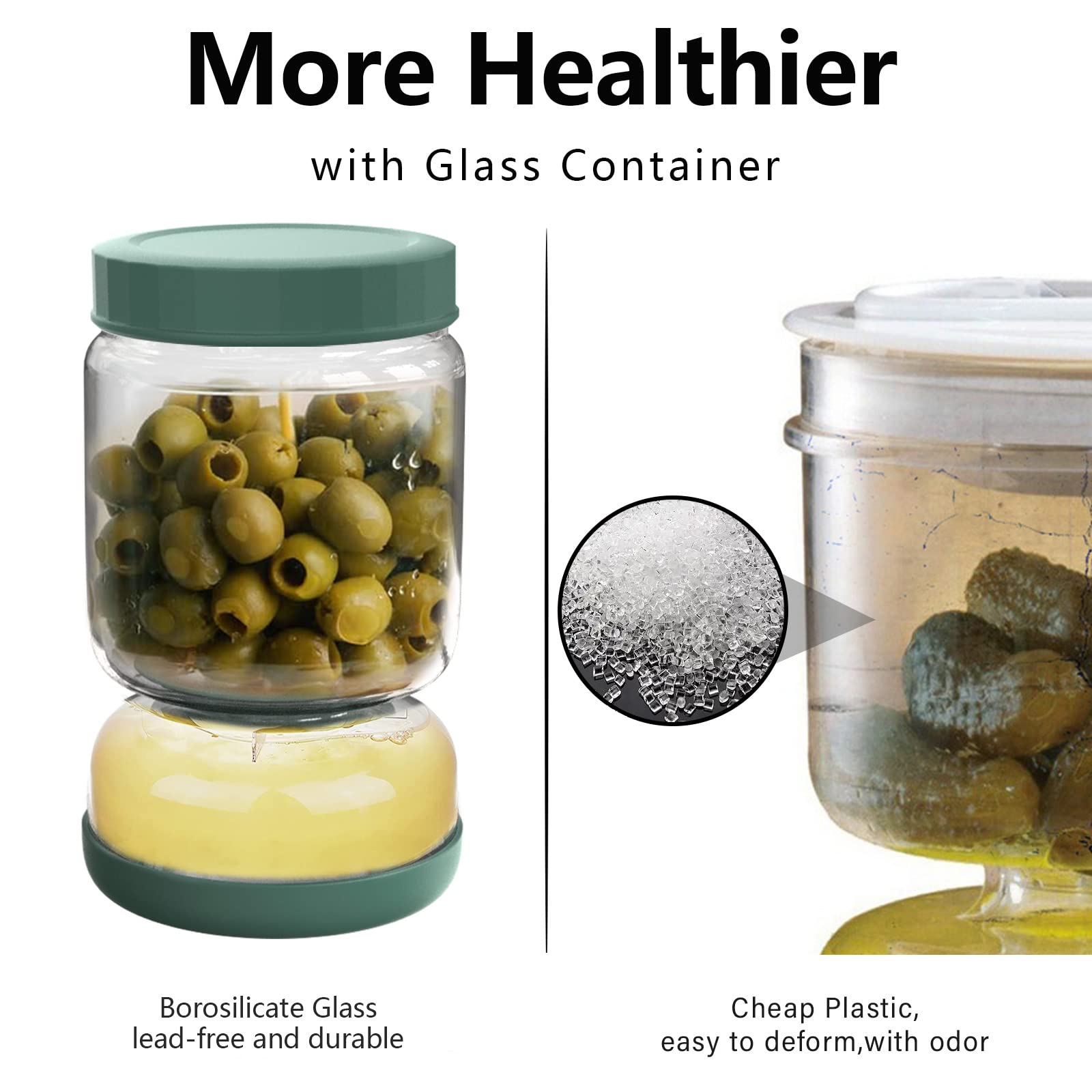WhiteRhino multi-use storage for olives, jalapeños, and brined foods.