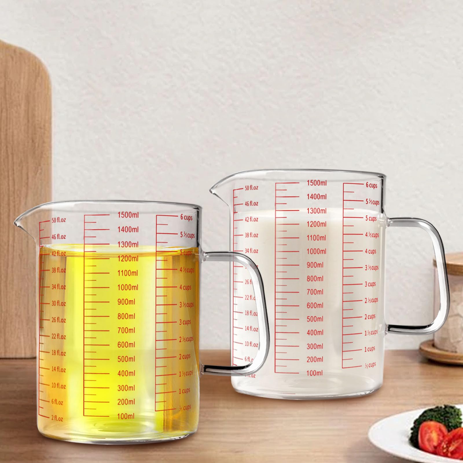 WhiteRhino cup shows OZ, Cup, and ML scales for flexible recipes