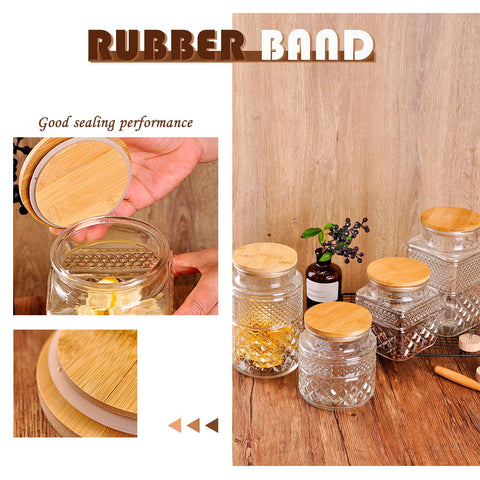 WHJY large 2000ml jar stores cookies, coffee, or bulk snacks neatly.
