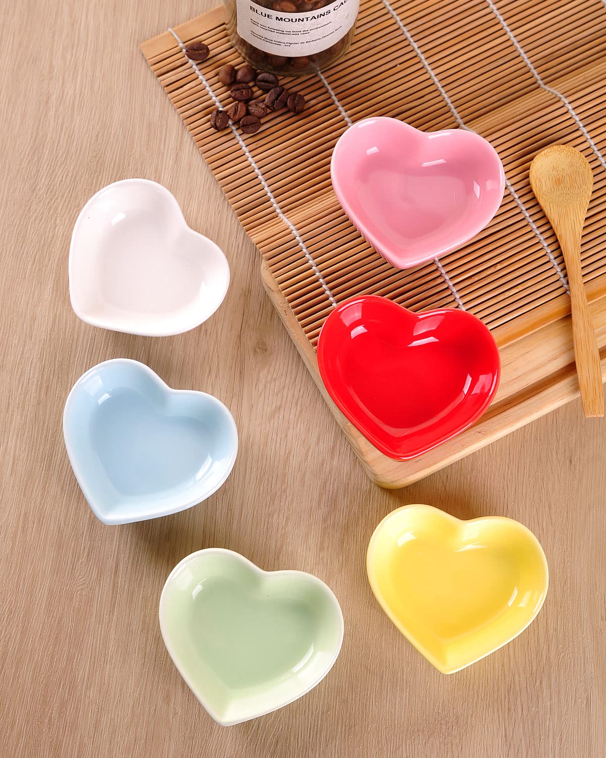 WHJY premium ceramic heart bowls enhance wedding or party ambience