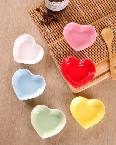 WHJY premium ceramic heart bowls enhance wedding or party ambience