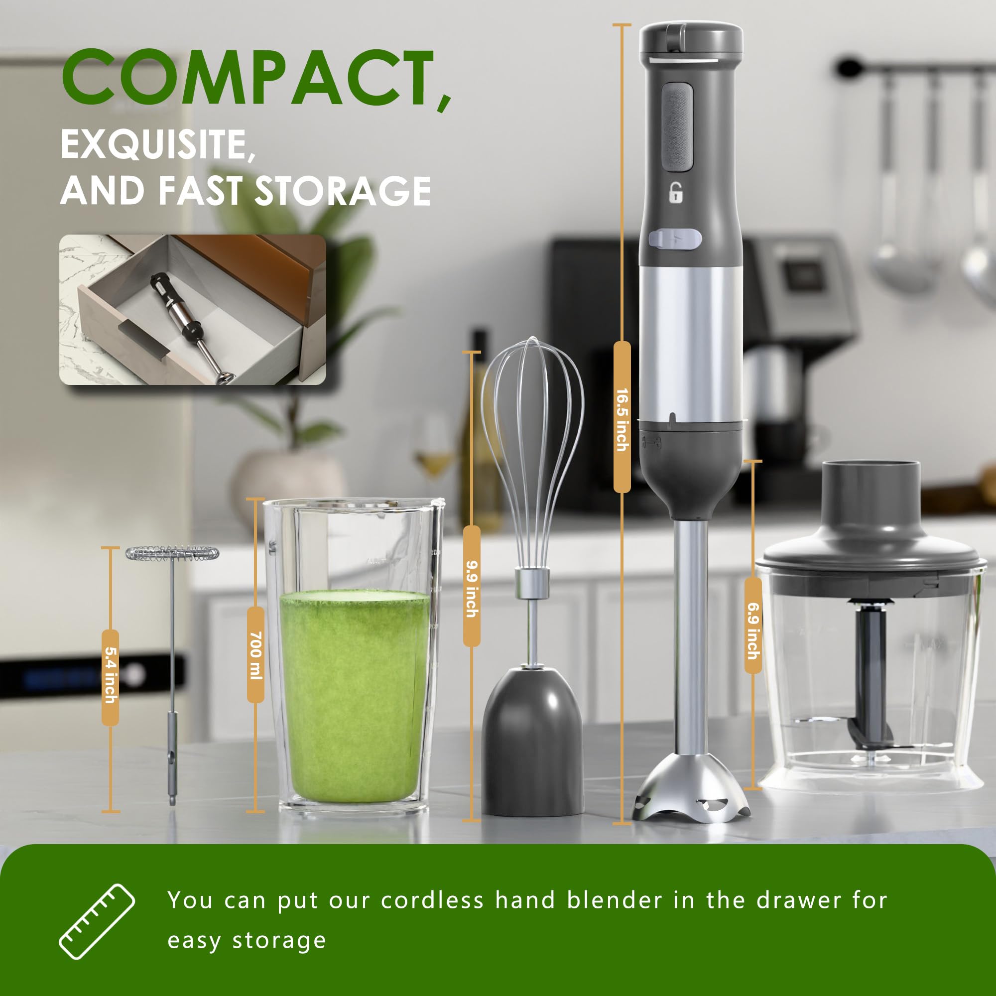 Whuto chopper attachment handling herbs and vegetables with even results
