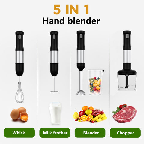 Whuto built-in battery powering cordless blending on the go