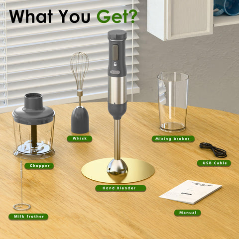 Whuto dishwasher-safe parts for easy cleanup after meals