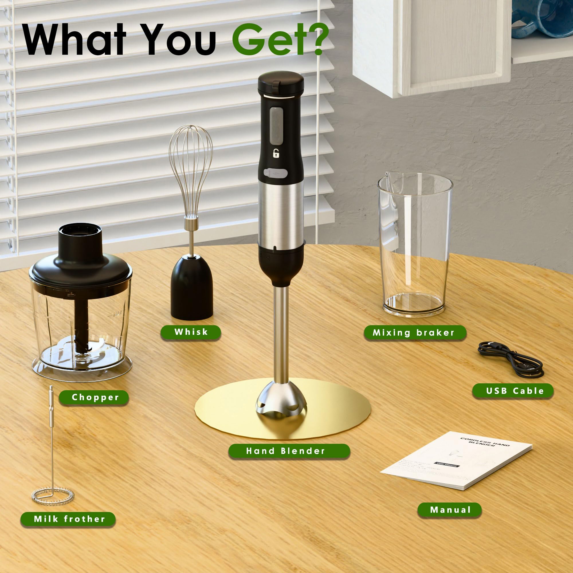 Whuto compact, portable design saves kitchen space