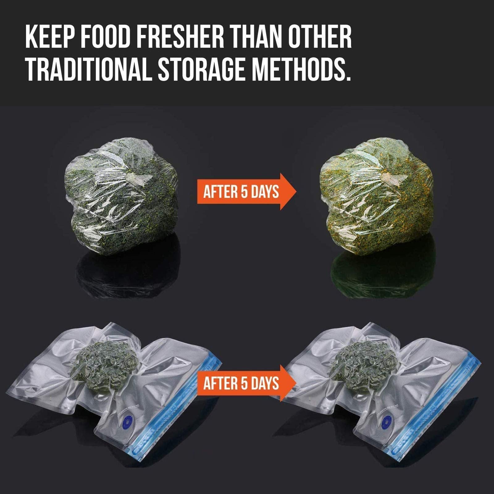 WHX magnets illustrate organized storage and easy access in the fridge.