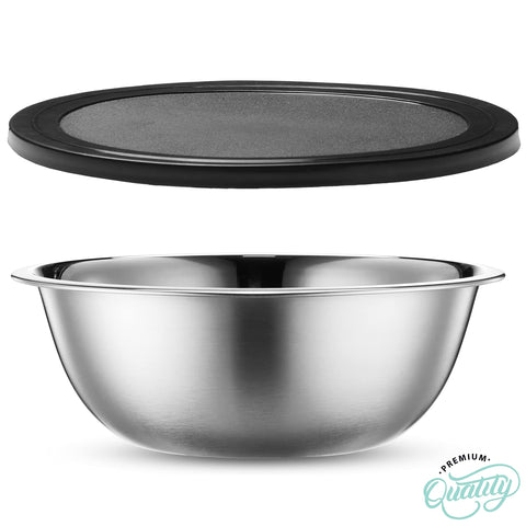 WHYSKO bowls with smooth rims easy on utensils during mixing