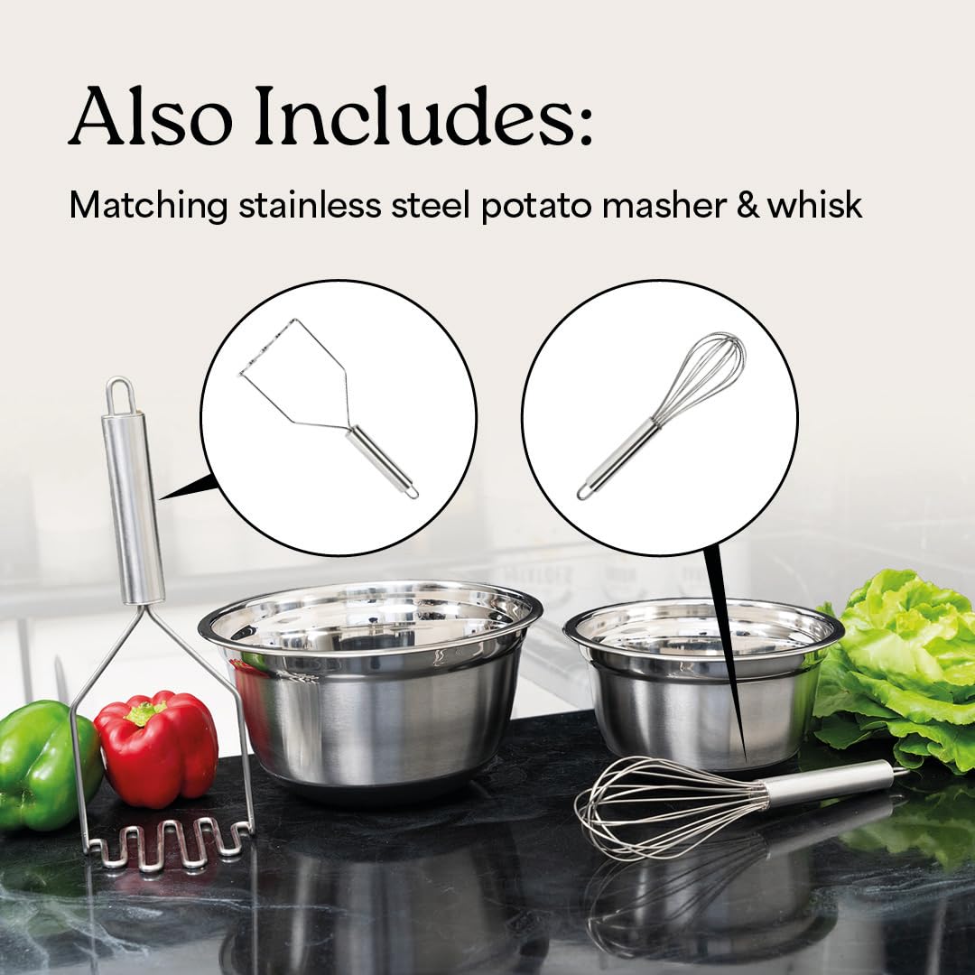 WHYSKO versatile kitchen bowls for cooking, baking, and serving.